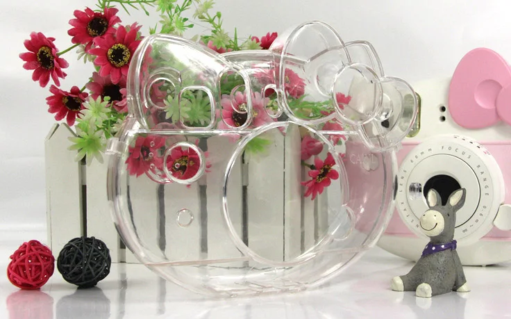 Кристальный прозрачный защитный чехол для Instax Mini Hello Kitty + альбом 10 в 1 Набор