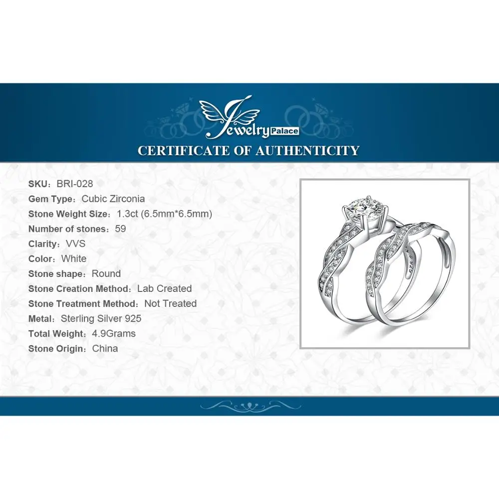 Twofold Promise - Infinity Ring Set for Women 5