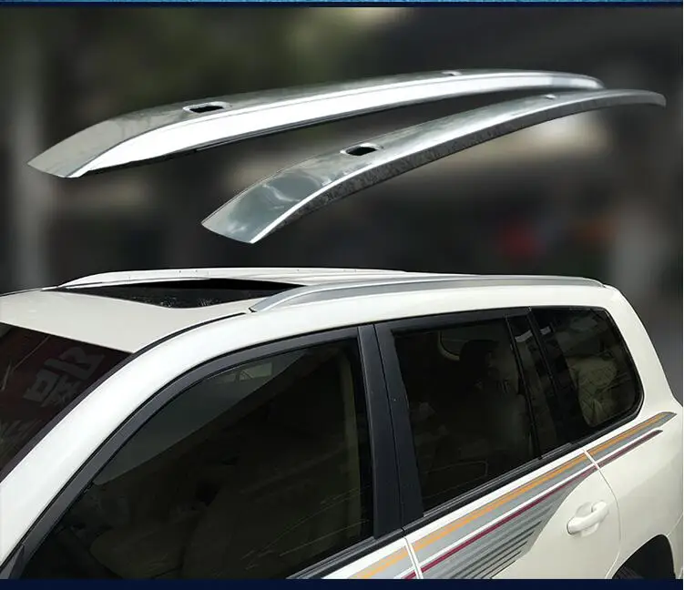 

Car Roof Rack Rail baggage luggage Bar For 16 17 Toyota Land Cruiser Prado LC200 2008 09 10 11 12 13 14 2015 2016 2017