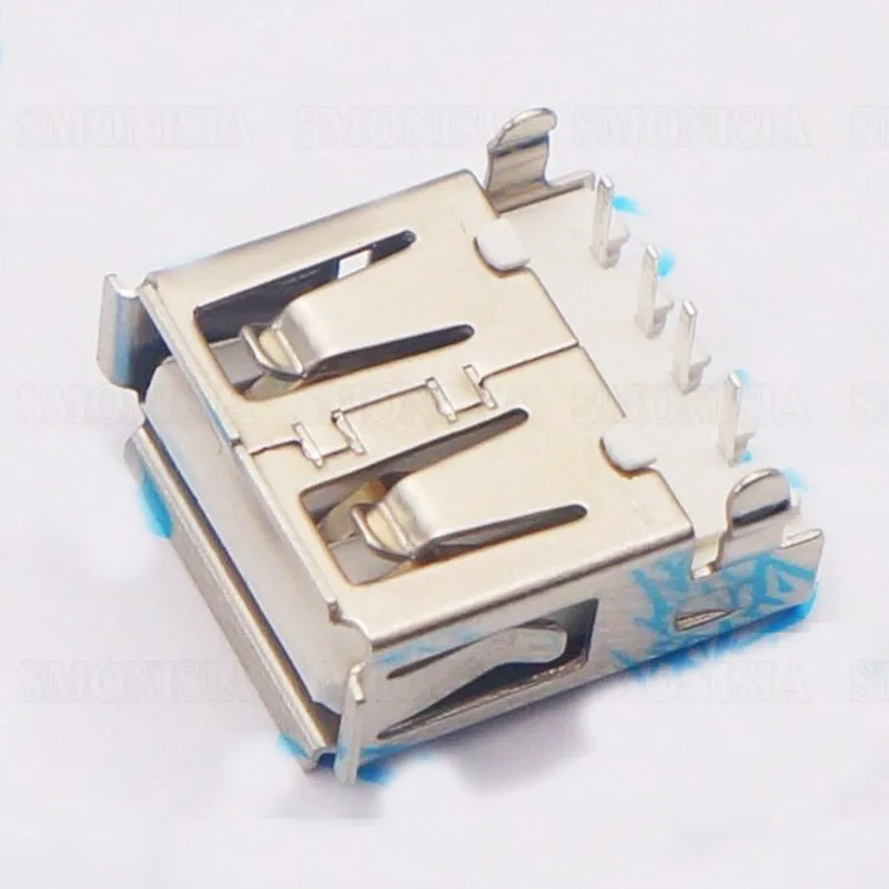 

AF USB Connector 90-degree Shen board Type White USB Plug Rolled End
