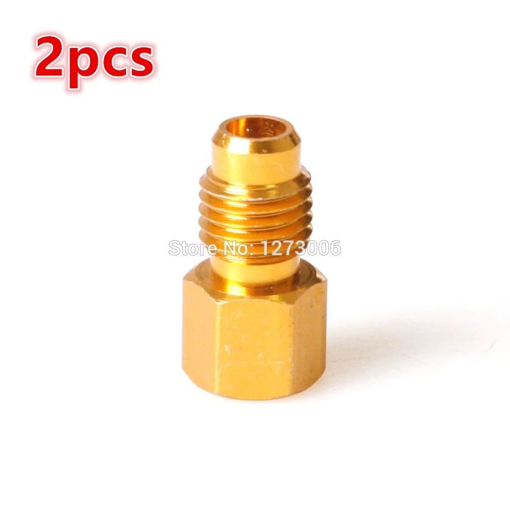 2 шт. R12 к R134a Шрейдер воздушный насос велосипед Клапан Тип адаптер конвертер