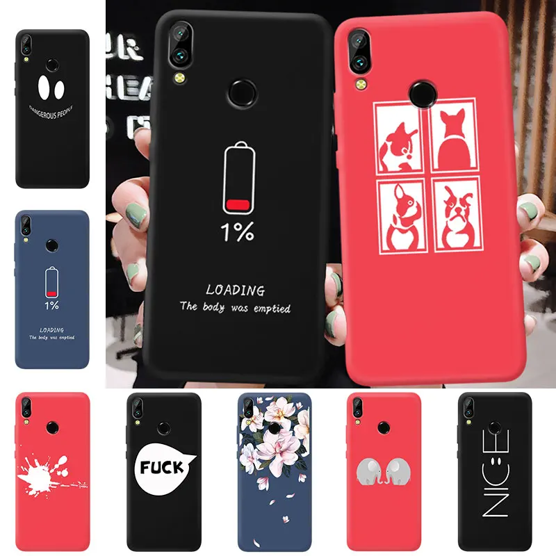 Для Huawei Y5 Y6 Y7 Prime Y9 2017 2018 2019 Enjoy8 задняя крышка с рисунком силиконовый чехол для Honor 9
