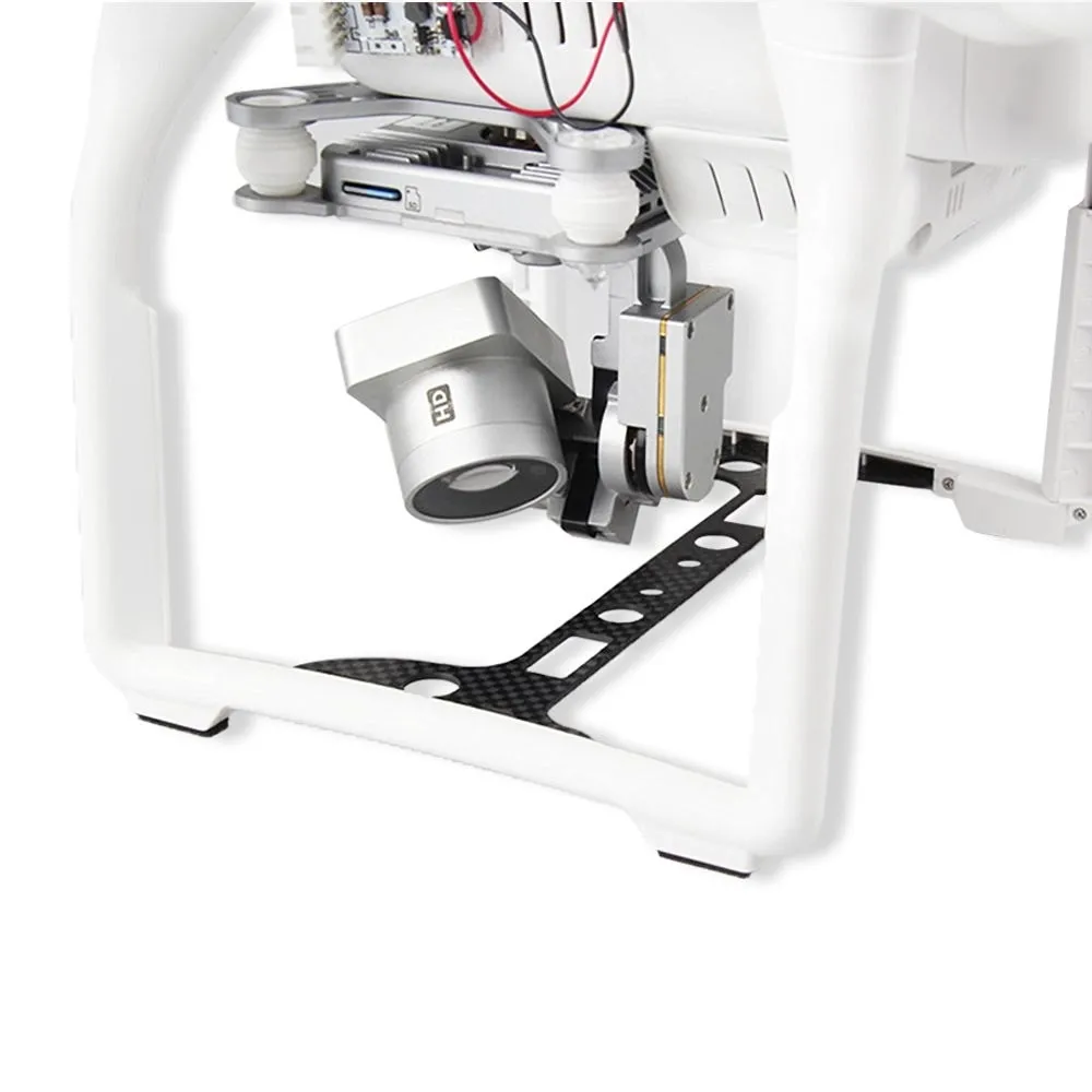 Gimbal Guard Plate Lens Protector Board For DJI Phantom 3 Advanced/Professional Carbon Fiber Protective Bracket Landing Gear