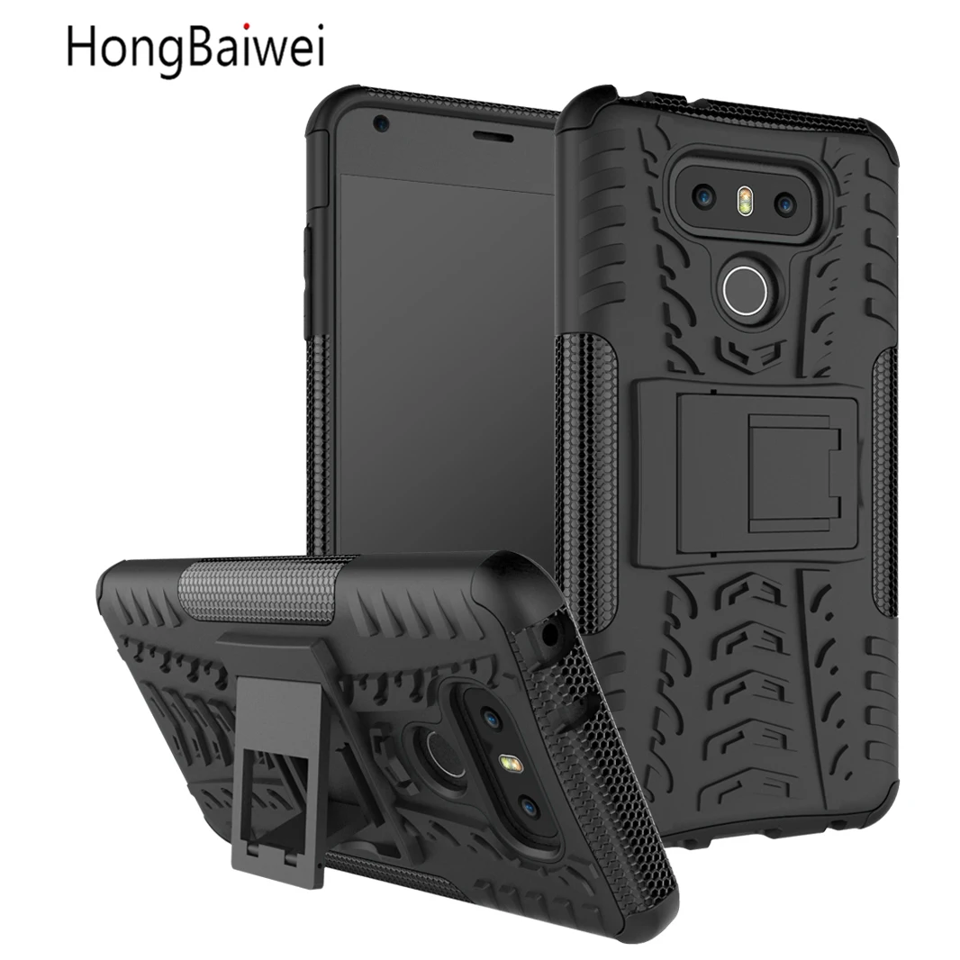 

Fashion Trend Phone Case For LG Power 2 Armor Back Cover PC+TPU Silicone Protection Case For LG stylus 3 V3 G6 Q6 Durable Coque