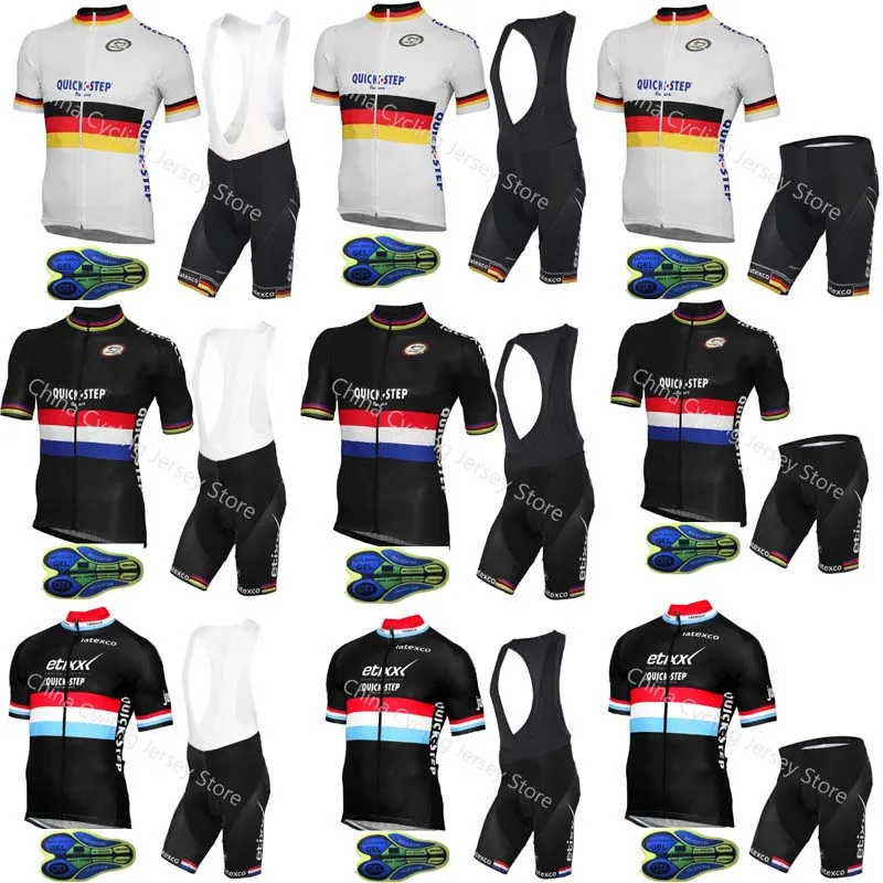 

Ropa Ciclismo 2019 Quick step cycling jersey Racing bicycle Mountain Pro team summer short sleeve Quick drying Bike Clothing A06