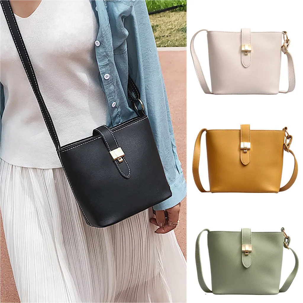 

Bucket bag women casual tote bag female large shoulder messenger bags high quality PU Leather handbag Ladies Shoulder Bag Bolsos
