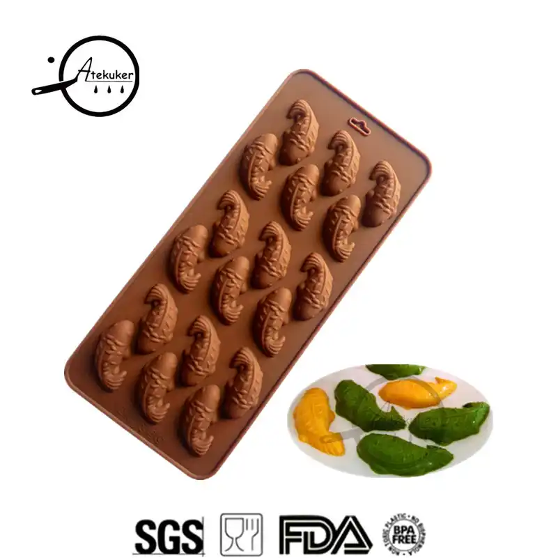 1pc Mini Fish Silicone Chocolate Molds Form For Sweets Candy Diy