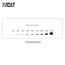 992 Оптическое стекло угол шкала микрометр Калибровочные слайды для контакта и падения воды угол измерительный прибор тестер