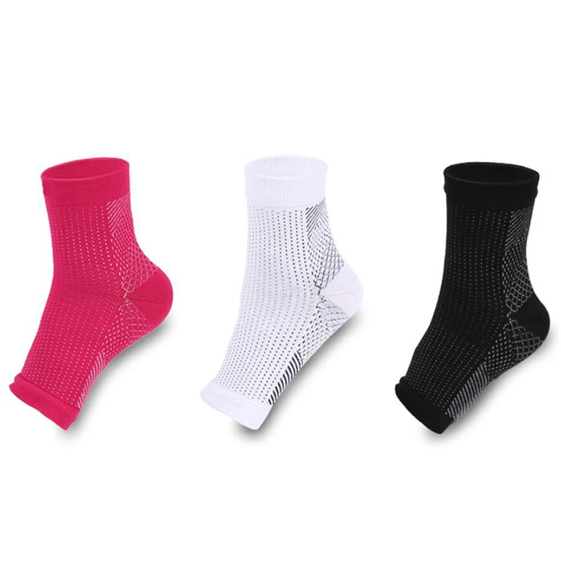 New Outdoor Sport Socks Cycling Running Ankle Support Protector Anti Fatigue Compression Foot Angel Sleeve Basketball Brace Sock