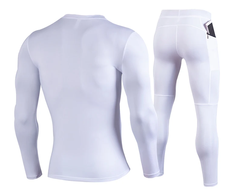 MMA Kit rashguard Male Man Compression Sports Suit Quick drying Perspiration Fitness Training Sportswear Jogging Running Clothes (21)