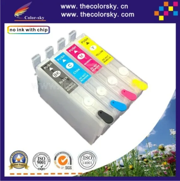 RCE1241) многоразового струйный картридж для Epson T1241-1244 T124 T 124 Stylus NX125 NX420 Workforce 325 320 323 BK/C/M/Y