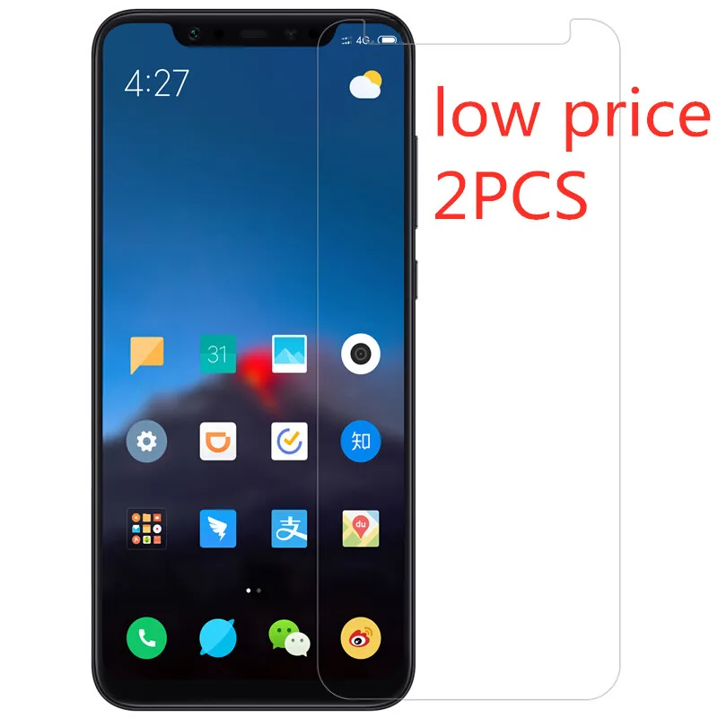 2 шт защита экрана закаленное стекло для Xiaomi 6 8 5X A1 Защитное Redmi 5 4X 5A S2 note5 pro 5plus