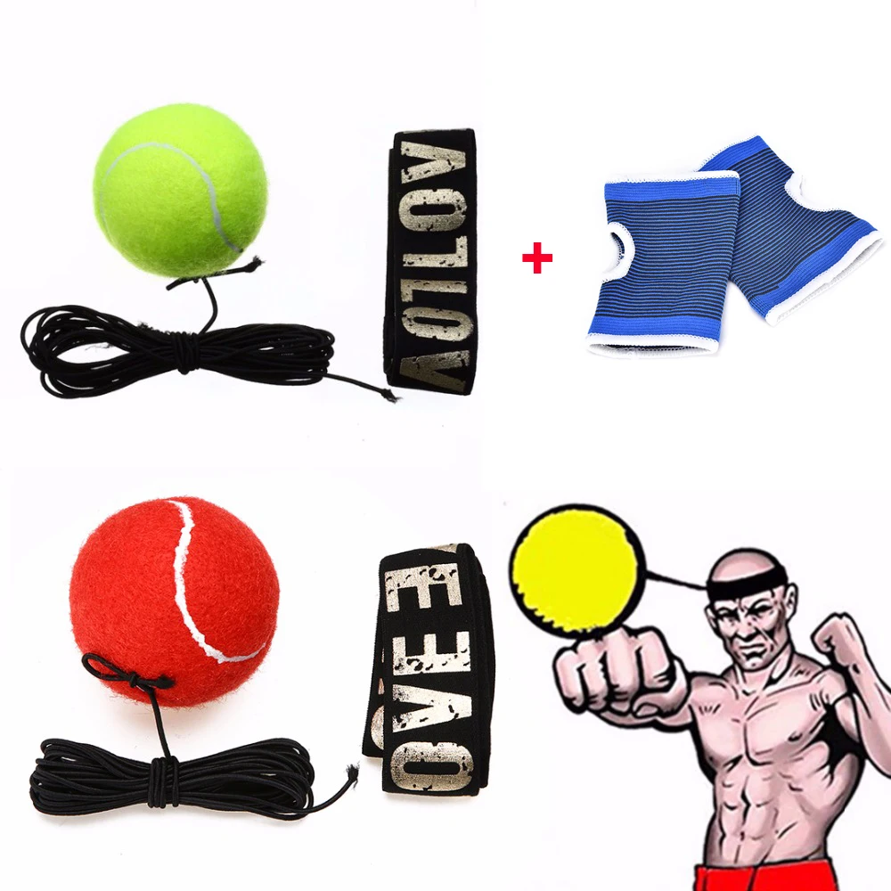 

Dropshipping Boxing ball with gloves Equipment Fight Boxeo Ball With Head Band Training Reflex Speed Ball Muay Thai Trainer Ball