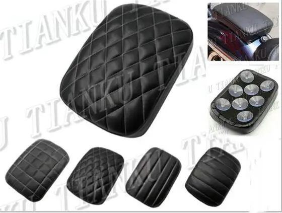 

Motorcycle Leather Passenger Rear Seat Pad For Yamaha VStar 400 650 1100 1300 Virago Xv 250 535 750 1100 Road Star Custom