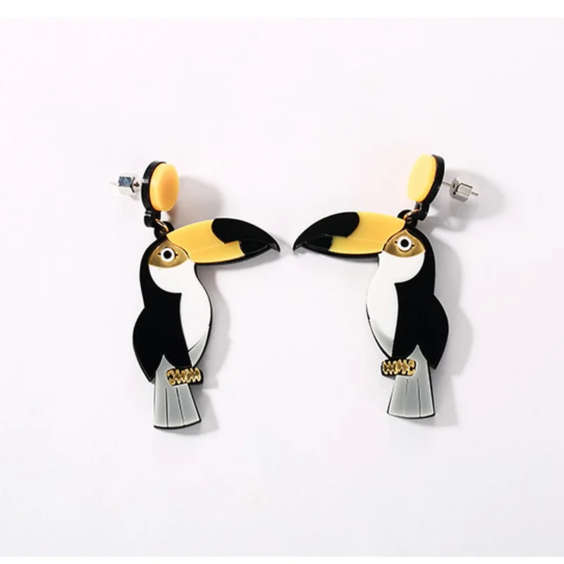 Image result for parrot earrings acrylic