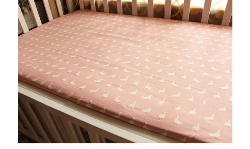 Muslin Cotton Baby Bedding Sets Crib Bed Sheets Newborn Baby Bed Bedspreads For Toddler Infant Customizable Drop Shipping