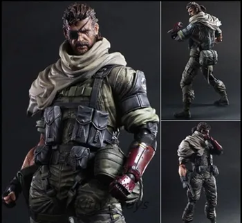 

27CM Play Arts KAI Metal Gear Solid V The Phantom Pain Iroquois Pliskin Old Snake PVC Action Figure Collectible Model Toy