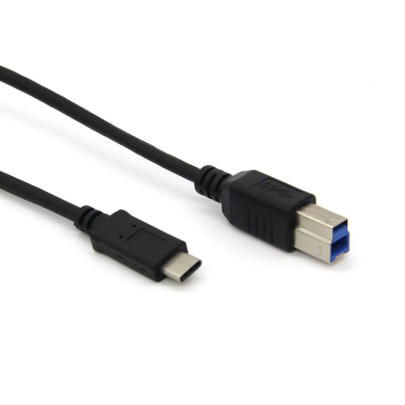 1 м USB 3,1 type C к USB 3,0 B Кабель для печати стандартный мужской порт с реверсивным разъемом type C дизайн для принтера