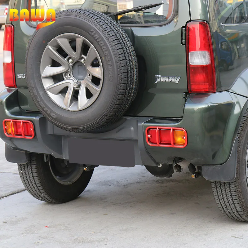 BAWA колпак лампы для Suzuki Jimny 2007- металлический задний противотуманный светильник, крышка для jimny автомобильные аксессуары