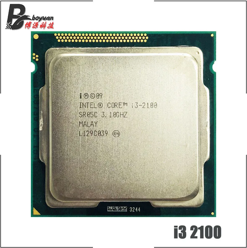 Intel Core i3-2100 i3 2100 3,1 ГГц двухъядерный процессор Процессор процессор 3 м 65 Вт LGA 1155