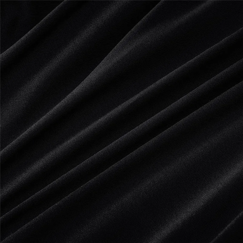 Women Sexy Backless Rompers Casual V-Neck Solid Long Elastic Waist Jumpsuit macacao feminino combinaison R07 (5)