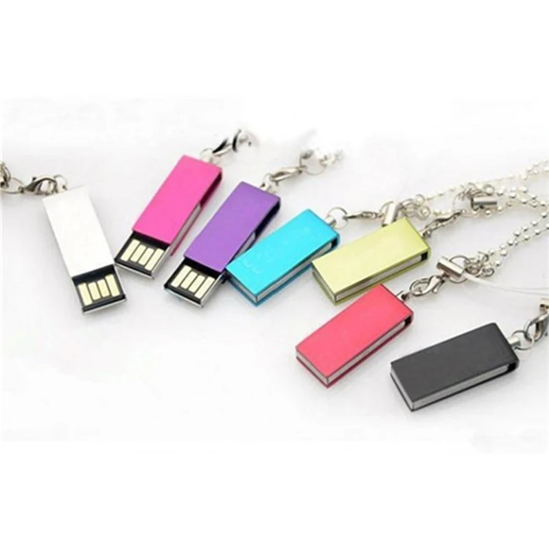 Бесплатный логотип! 100 шт./лот вращающийся мини U диск 1 Гб 2 ГБ 4 8 16 32 USB флешка
