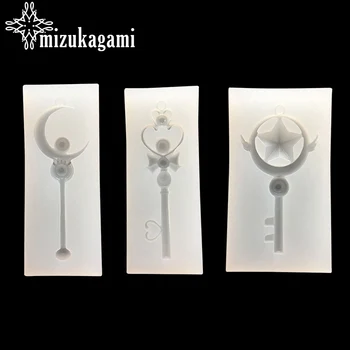 

UV Resin Jewelry Liquid Silicone Mold Magic Stick Shape Charms Pendant Resin Molds For DIY Charms Pendant Making Toys