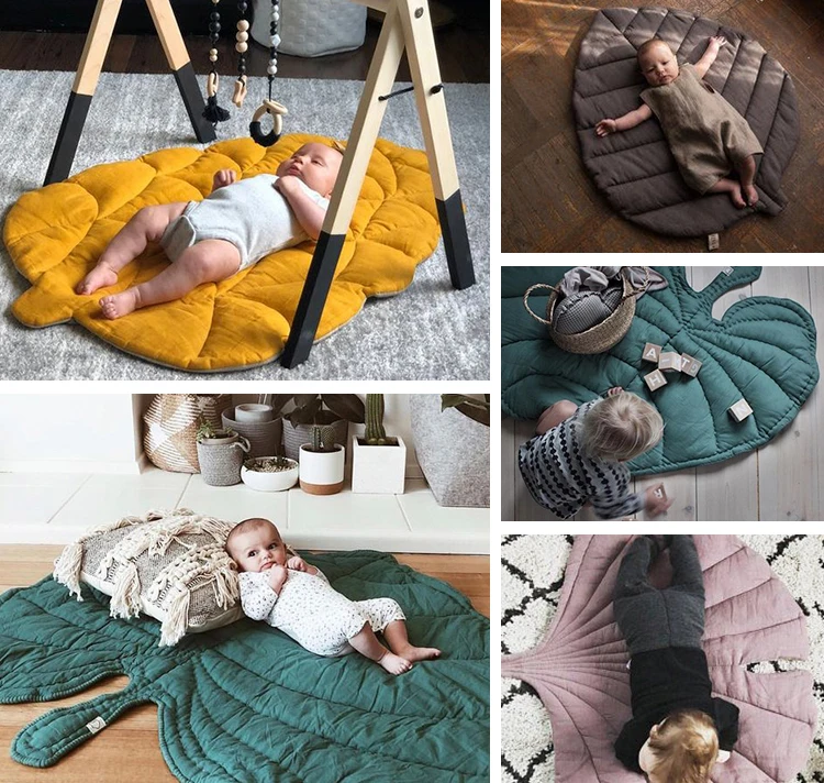 Nordic-Baby-Play-Mat-Rug-Cotton-Leaves-Cushion-Tapis-Enfant-Children-Toys-Blanket-Rugs-Baby-Gym-Carpet-Newborn-Kids-Room-Decor-010