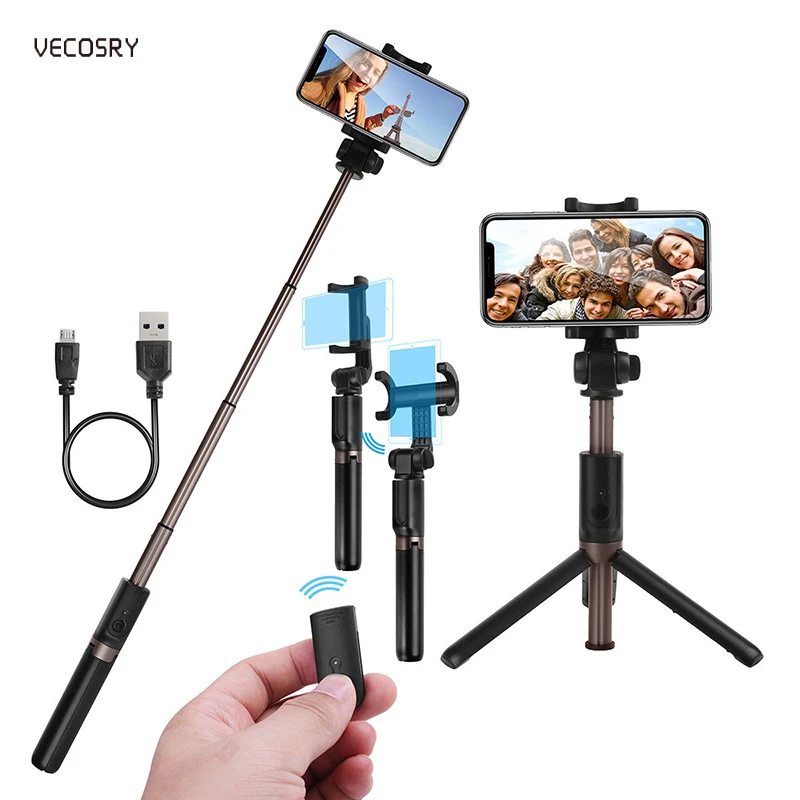 

Wireless Bluetooth Extendable Selfie Stick Monopod Selfie Stick Tripod Camera For Android IOS iPhone 6 7 8 Plus Smart Phone