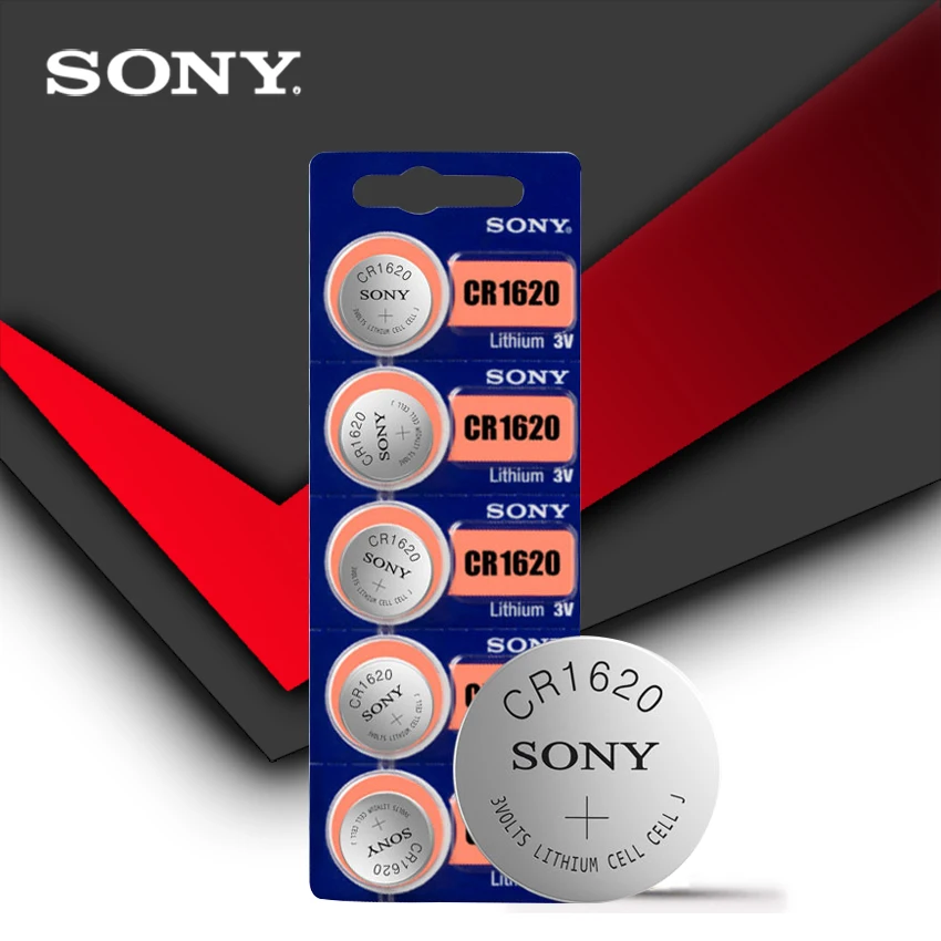 4 шт. sony CR1620 кнопочный Аккумулятор для часов автомобиля дистанционного ключа cr 1620 ECR1620 GPCR1620 3v литиевая батарея