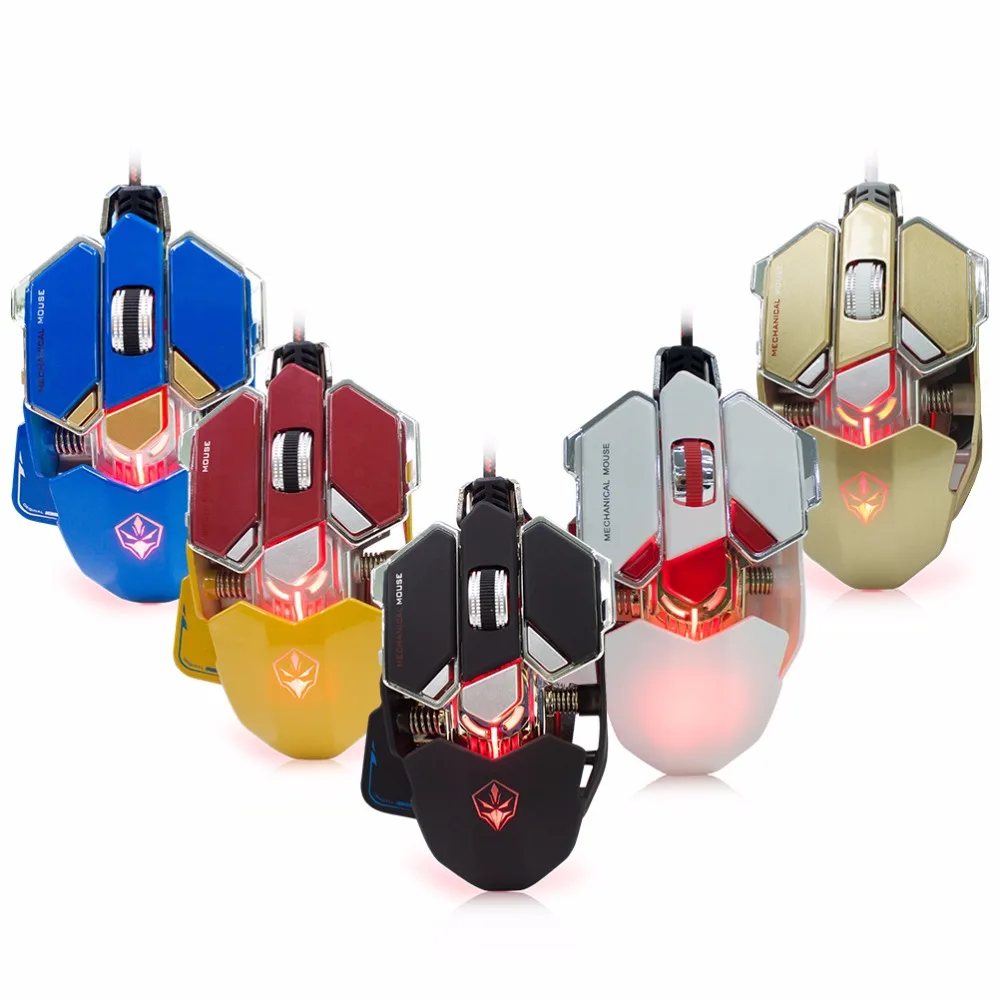 YCCTEAM G10 USB Проводной Игровой Мыши 800-4000 ТОЧЕК/ДЮЙМ Свободно Регулировать