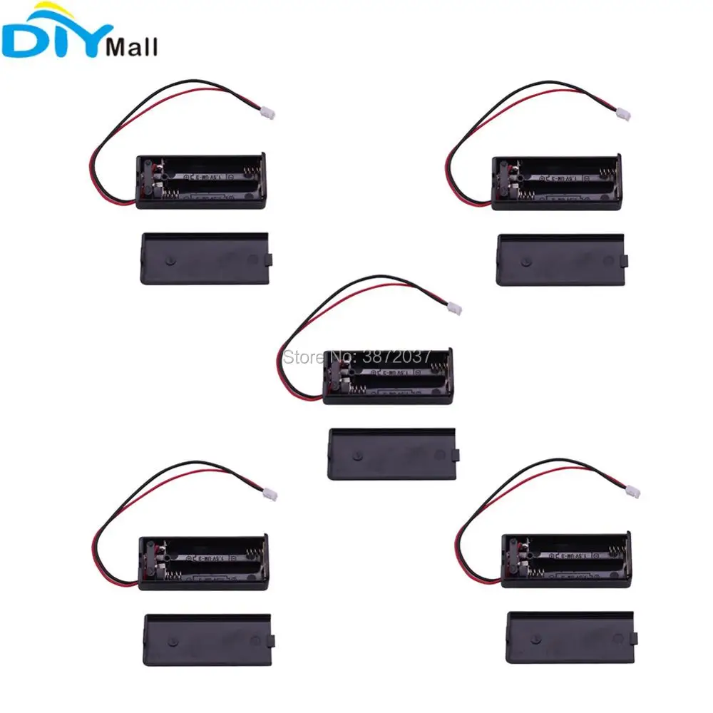 

5pcs/lot Battery Holder Case Cover Box Shell 3V PH2.0 Interface for Micro:bit Microbit 2pcs AAA Battery