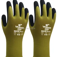 Детские садовые перчатки 4 пары защитные перчатки чудо-сцепление нейлон с нитриловым песчаным покрытием рабочие перчатки