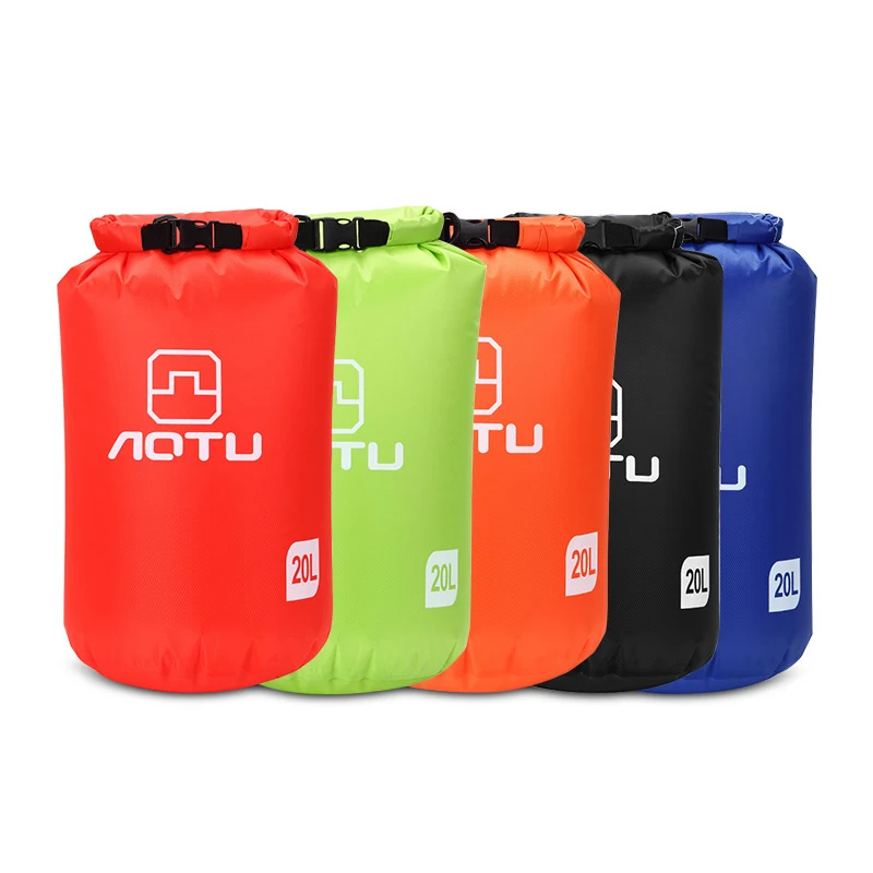 

20L Fabric Outdoor Water Bags Camping Foldable Bucket Water Container Diving Compression Storage Waterproof Dry Bag For Swimming
