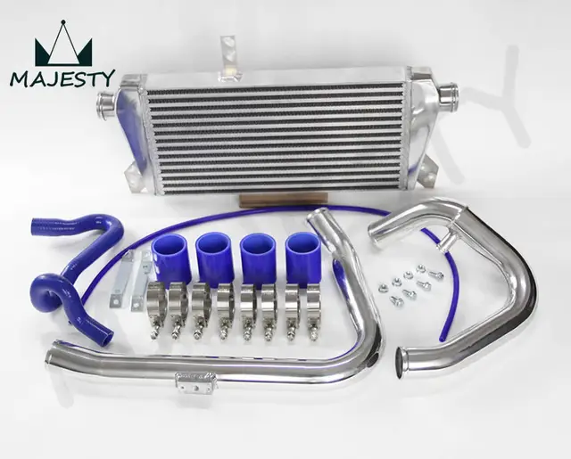 FRONT MOUNT INTERCOOLER kit aluminum piping for 96 01 VW PASSAT A4 B5 1