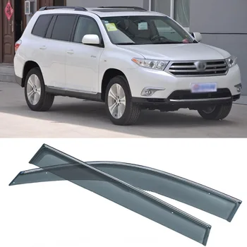 

Jinke 4pcs Blade Side Windows Deflectors Door Sun Visor Shield For Toyota Highlander