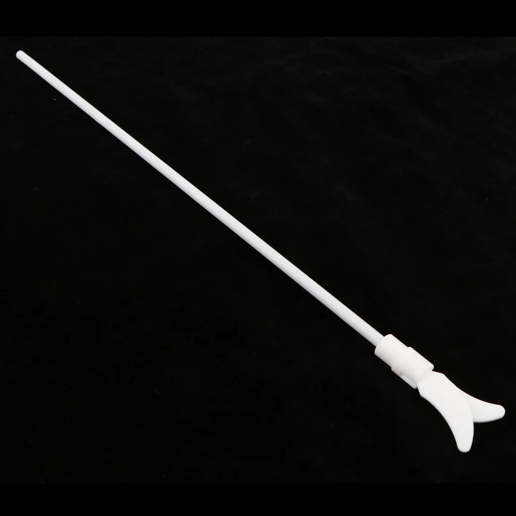400 mm PTFE Stirring Rod Overhead Stirrer Mixer Shaft w/ 90 mm Dia Foldable Paddle - Lab Flask Utensils Accs