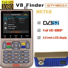 3 шт./лот DHL 5 шт/GTmedia Finder Цифровой спутниковый Finder 3,5 дюйма ЖК-дисплей DVB-S2 Высокое разрешение MPEG-2 MPEG-4 HD сигнала finder