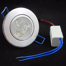 1 шт. светодиодный светильник Встраиваемая потолочная лампа 3 Вт Замена для домашнего офиса отеля QJ888