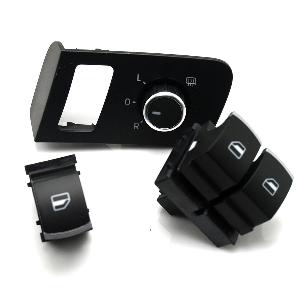 Хромированный переключатель окна для VW Volkswagen Touran 2003- Caddy 5K3 959 857 1TD959565A 5ND959855