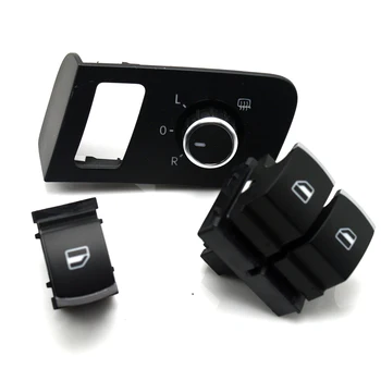 

New Chrome free shipping Mirror switch window switch for VW Volkswagen Touran 2003-2015 Caddy 5K3 959 857 1TD959565A 5ND959855