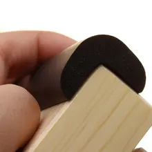 2 м полоса Paraspigolo Edge черная Детская безопасность сохраняет углы+ черная наклейка