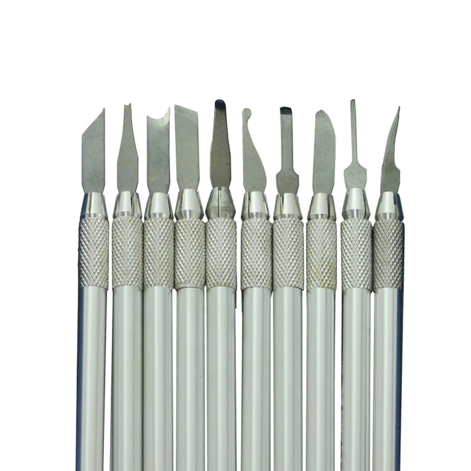 GOXAWEE 145mm Wax Carving Knife Kit Sculpture Blade Wax Pottery Clay