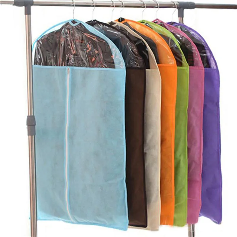 Buy Dust bag thickened woven suits coats dust storage transparent suitcase ...