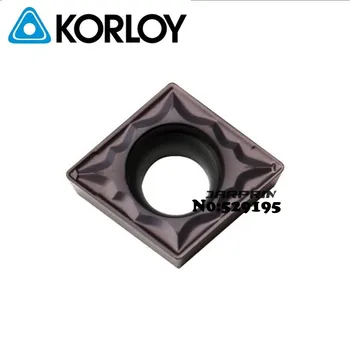 

Korloy CCMT120404-HMP CCMT120408-HMP PC9030 CCMT120404 CCMT120408 CCMT Lathe Cutter CNC Turning Tool 10pcs Carbide Inserts