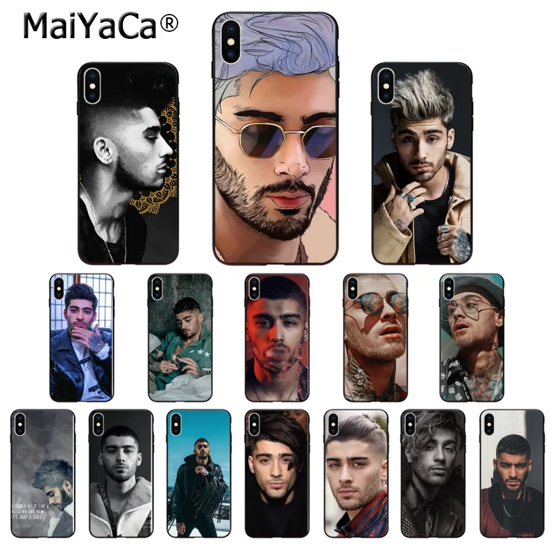 MaiYaCa Zayn malik TPU Soft Phone Accessories Phone Case for Apple iPhone 8 7 6 6S Plus X XS MAX 5 5S SE XR Cellphones