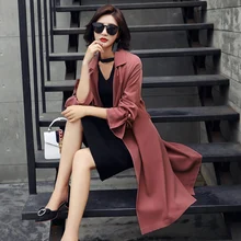 Осень сплошной цвет мода Темперамент Элегантный Очаровательная куртка