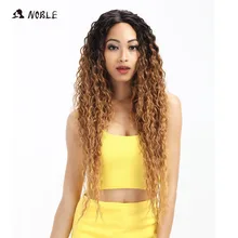 Noble Hair Synthetic Lace Front Wig Long Wavy Hair 30 Inch Blonde Wigs For Black Women Ombre Hair Synthetic Lace Front Wig цена Noble Hair Synthetic Lace Front Wig Long Wavy Hair 30 Inch Blonde Wigs For Black Women Ombre Hair Synthetic Lace Front Wig цены онлайн