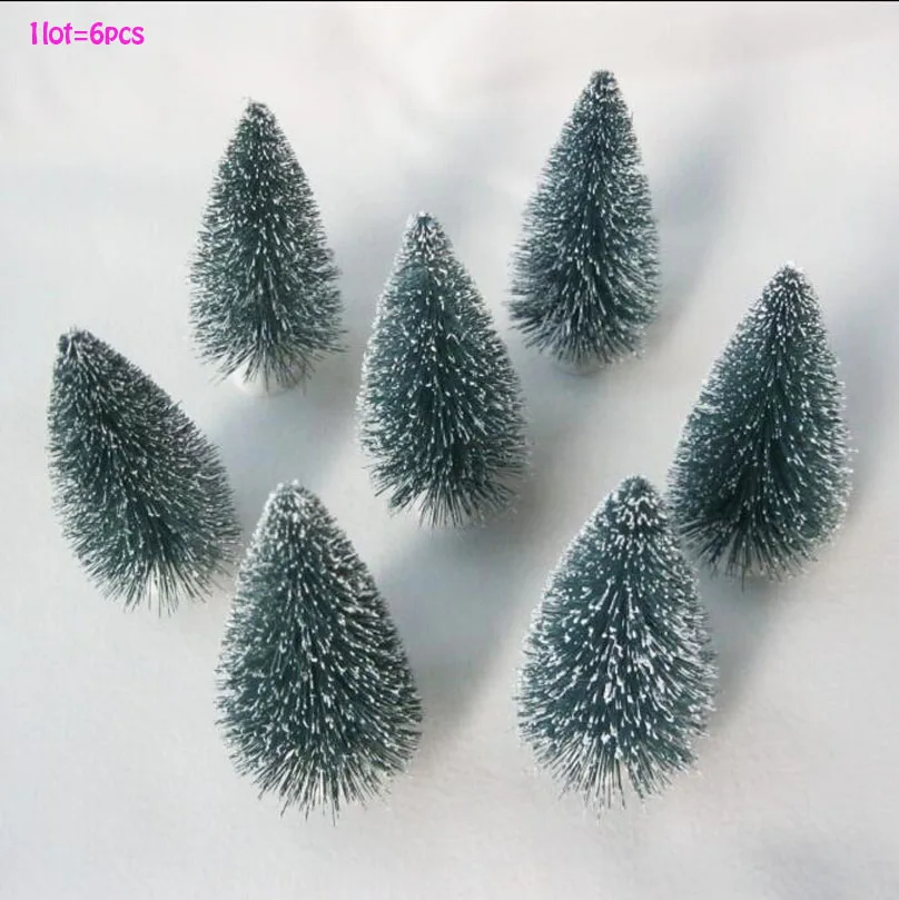 

6 pc Mini Christmas Tree Christmas Decoration, Xmas Small Pine Tree In Desktop,Mini Christmas Tree As Gifts,Decoration Navidad