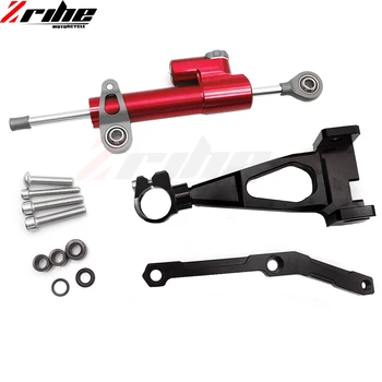 

For Yamaha MT09 MT-09 FZ-09 2013-2017 Motorcycle Accessories Adjustable Steering Stabilize Damper Bracket Mounting kit Fit MT09